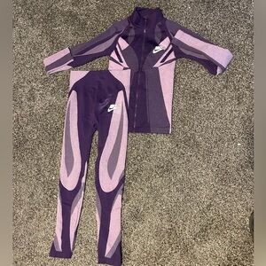 Women’s small purple Nike tracksuit